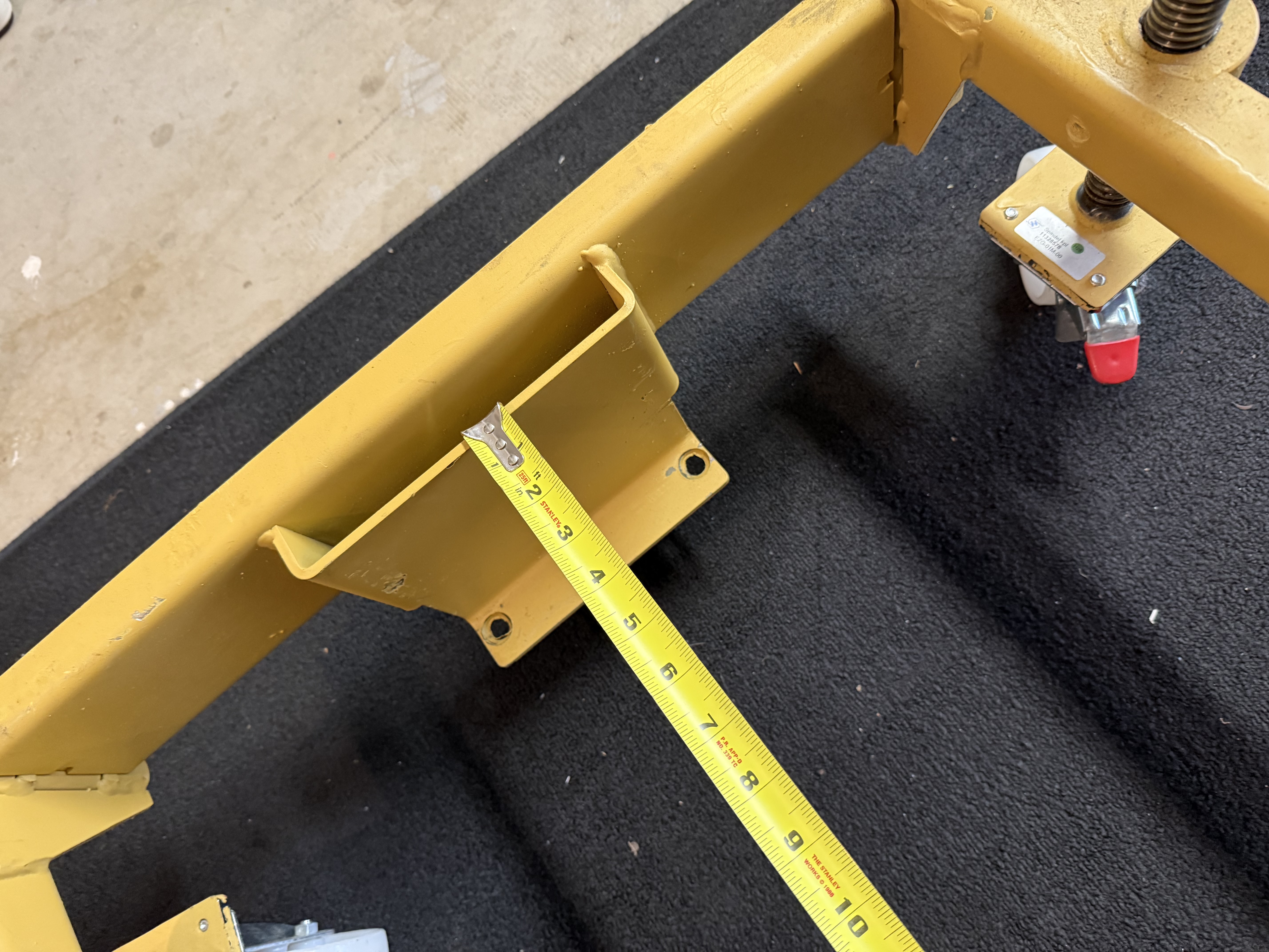 Inside section measurement 1